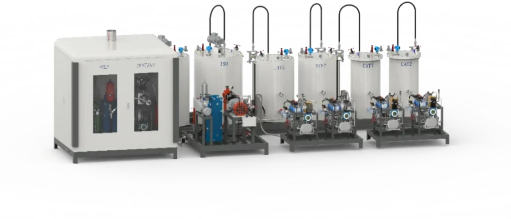 Five-Component High-Pressure PU/PIR Foaming System | Sandwich Panels